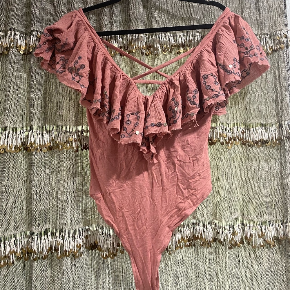 Free people pink top small S